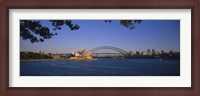 Framed Bridge over water, Sydney Opera House, Sydney, New South Wales, Australia