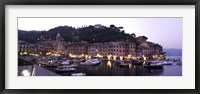 Framed Boats at a harbor, Portofino, Genoa, Liguria, Italy
