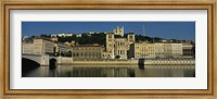 Framed Buildings On The Saone River, Lyon, France
