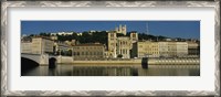 Framed Buildings On The Saone River, Lyon, France