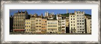 Framed Buildings In A City, Lyon, France