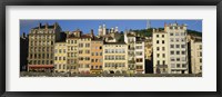 Framed Buildings In A City, Lyon, France