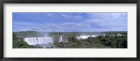 Framed Iguazu Falls Iguazu National Park Brazil