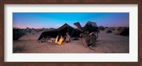 Framed Bedouin Camp, Tunisia, Africa