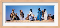 Framed Tuareg Camel Riders, Mali, Africa