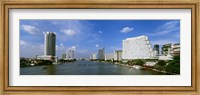 Framed Chao Phraya River, Bangkok, Thailand