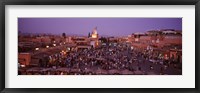 Framed Djemma El Fina, Marrakech, Morocco