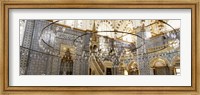 Framed Interiors of a mosque, Rustem Pasa Mosque, Istanbul, Turkey