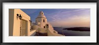 Framed Buildings at the waterfront, Santorini, Cyclades Islands, Greece