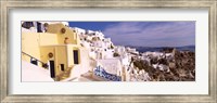 Framed Buildings in a city, Santorini, Cyclades Islands, Greece