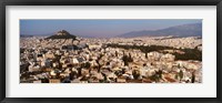 Framed Aerial View of Athens, Greece