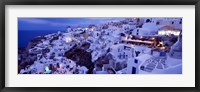 Framed Santorini at Dusk, Greece