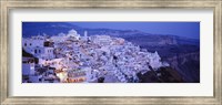 Framed High angle view of buildings, Santorini, Cyclades Islands, Greece