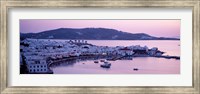 Framed Buildings in a city, Mykonos, Cyclades Islands, Greece