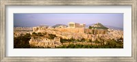 Framed High angle view of buildings in a city, Acropolis, Athens, Greece