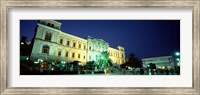 Framed Town square, Syros, Cyclades Islands, Greece
