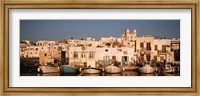 Framed Boats at the waterfront, Paros, Cyclades Islands, Greece