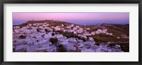 Framed High angle view of buildings on a landscape, Amorgos, Cyclades Islands, Greece