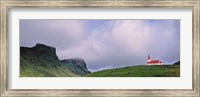 Framed Church In The Landscape, Vik I Myrdal, Iceland