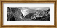 Framed USA, California, Yosemite National Park, Low angle view of rock formations in a landscape