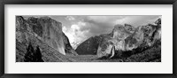 Framed USA, California, Yosemite National Park, Low angle view of rock formations in a landscape