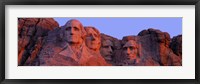 Framed Mount Rushmore, South Dakota