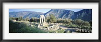 Framed Greece, Delphi, The Tholos, Ruins of the ancient monument