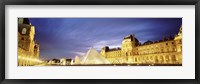 Framed Louvre Pyramid, Paris, France