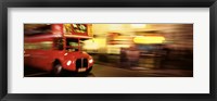 Framed England, London, Bus on the street of London