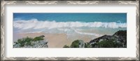 Framed High angle view of waves in the ocean, Atlantic Ocean, Bermuda