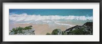 Framed High angle view of waves in the ocean, Atlantic Ocean, Bermuda