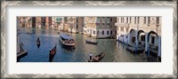 Framed Gondolas on the Water, Venice, Italy