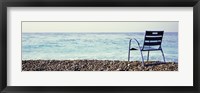 Framed Vacant Chair On The Beach, Nice, Cote De Azur, France