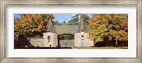 Framed USA, Maine, Mount Desert Island, Acadia National Park, Jordan Pond Gatehouse, Facade of a building