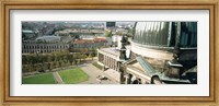 Framed High angle view of a formal garden in front of a church, Berlin Dome, Altes Museum, Berlin, Germany