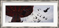 Framed Low angle view of a ferris wheel in an amusement park, Stuttgart, Germany