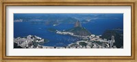 Framed Aerial View of Rio De Janeiro, Brazil