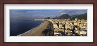 Framed High Angle View Of The Beach, Copacabana Beach, Rio De Janeiro, Brazil