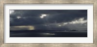 Framed Clouded Sky Over A Sea, Staffin Bay, Isle Of Skye, Scotland, United Kingdom