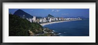 Framed Buildings On The Waterfront, Rio De Janeiro, Brazil