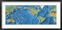Framed World Map (horizontal)