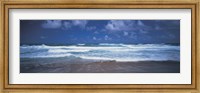 Framed Surf on the beach, Barbados, West Indies