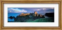 Framed High angle view of a castle, Stonehaven, Grampian, Aberdeen, Scotland