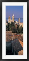 Framed High angle view of a town, Rab Island, Croatia