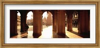 Framed Tourists in a building, Venice, Italy