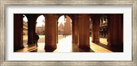 Framed Tourists in a building, Venice, Italy