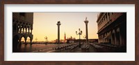 Framed Low angle view of sculptures in front of a building, St. Mark's Square, Venice, Italy