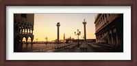 Framed Low angle view of sculptures in front of a building, St. Mark's Square, Venice, Italy