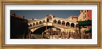 Framed Bridge over a canal, Venice, Italy