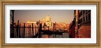 Framed Gondolas In A Canal, Venice, Italy
